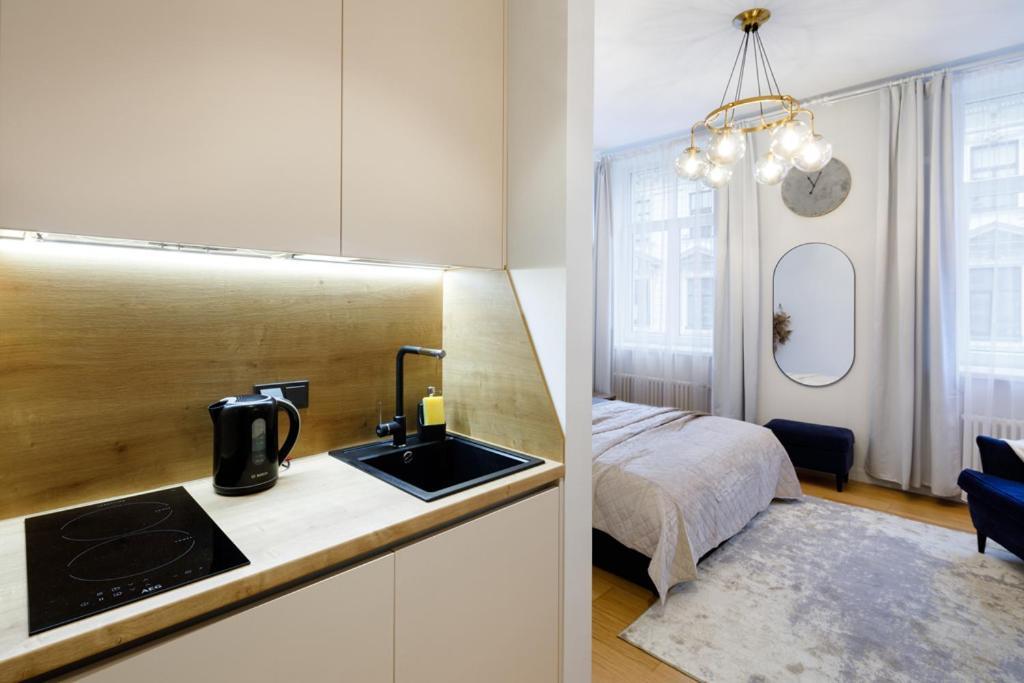 Kalnina Street Studio Apartment Riga Esterno foto